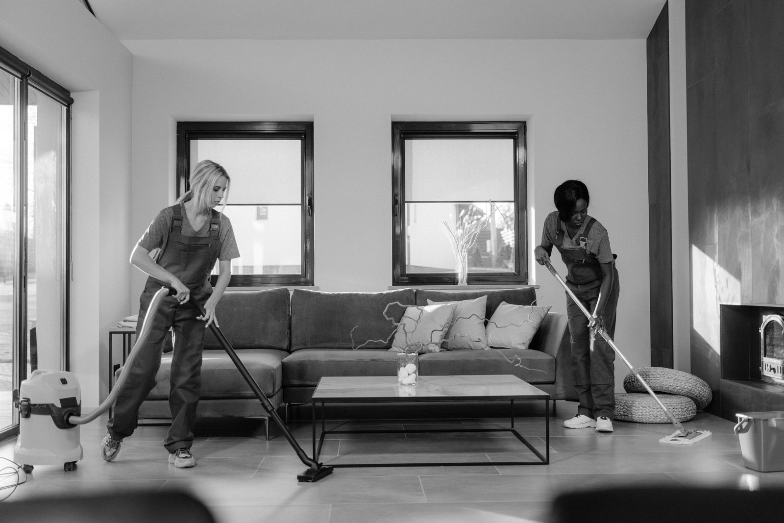 Cleanora professional preparing a home